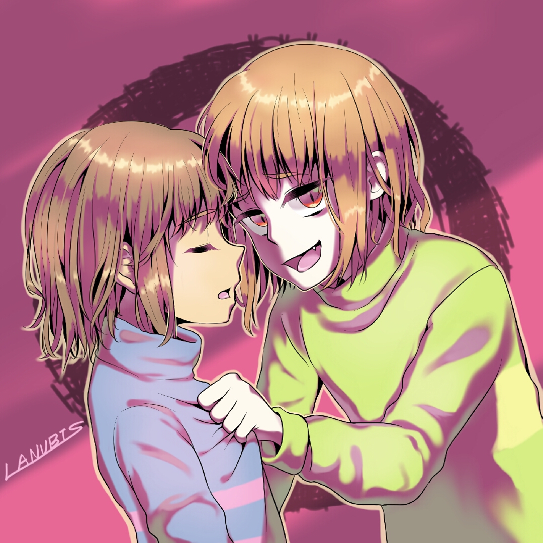 "p站frisk & chara_p站lanubis的作品