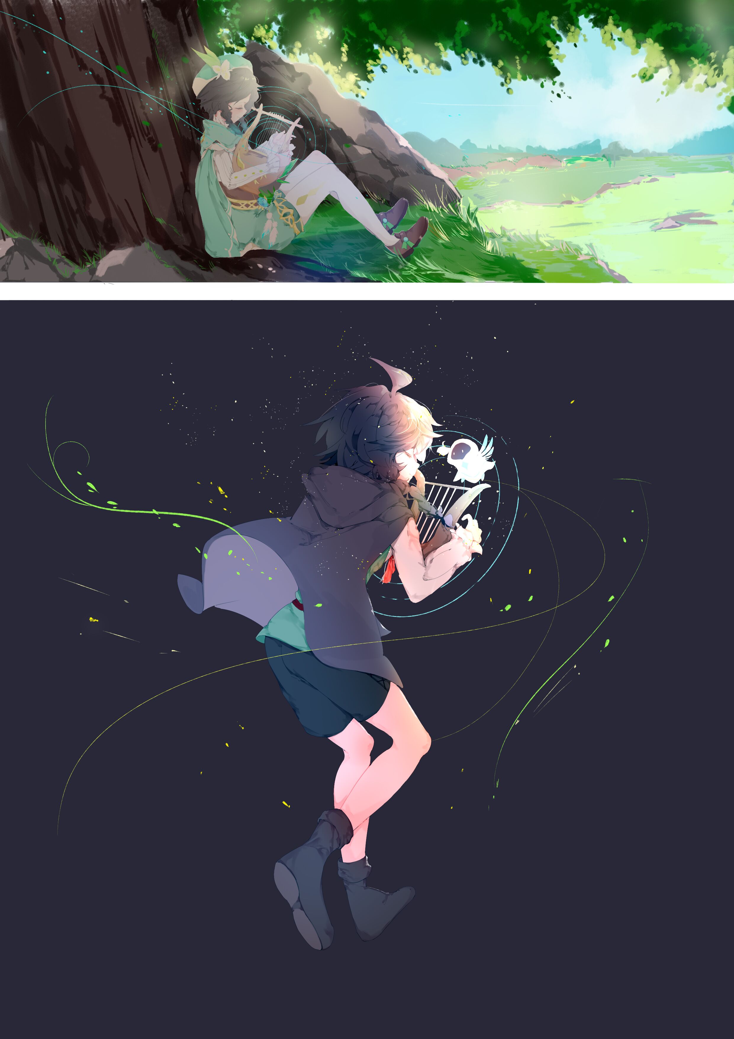 少年温迪原神温迪