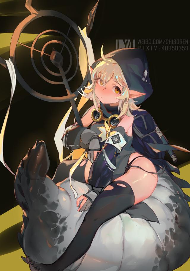明日方舟同人绘画作品画师推荐:一大袋喵