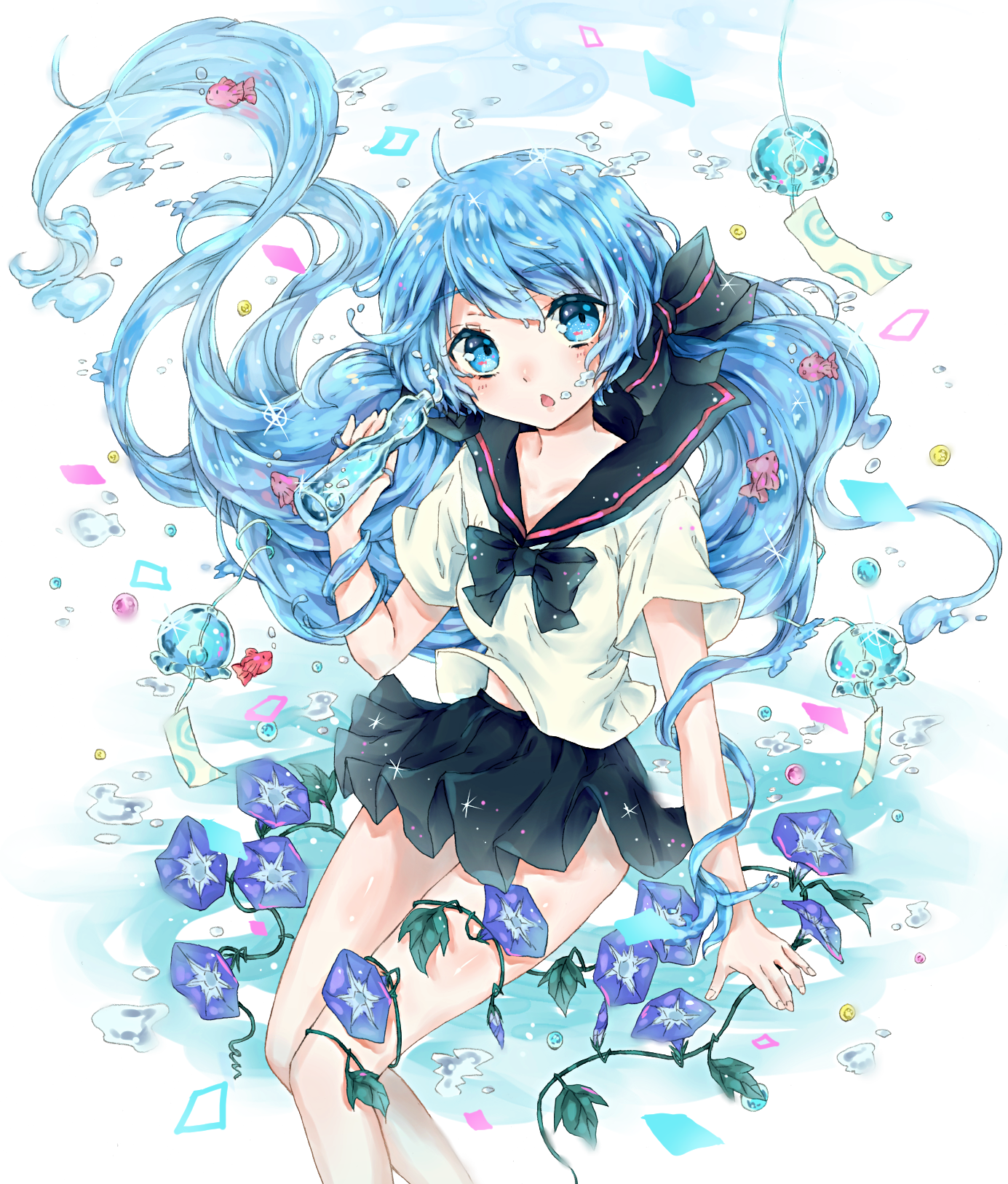 水中花,vocaloid初音未来