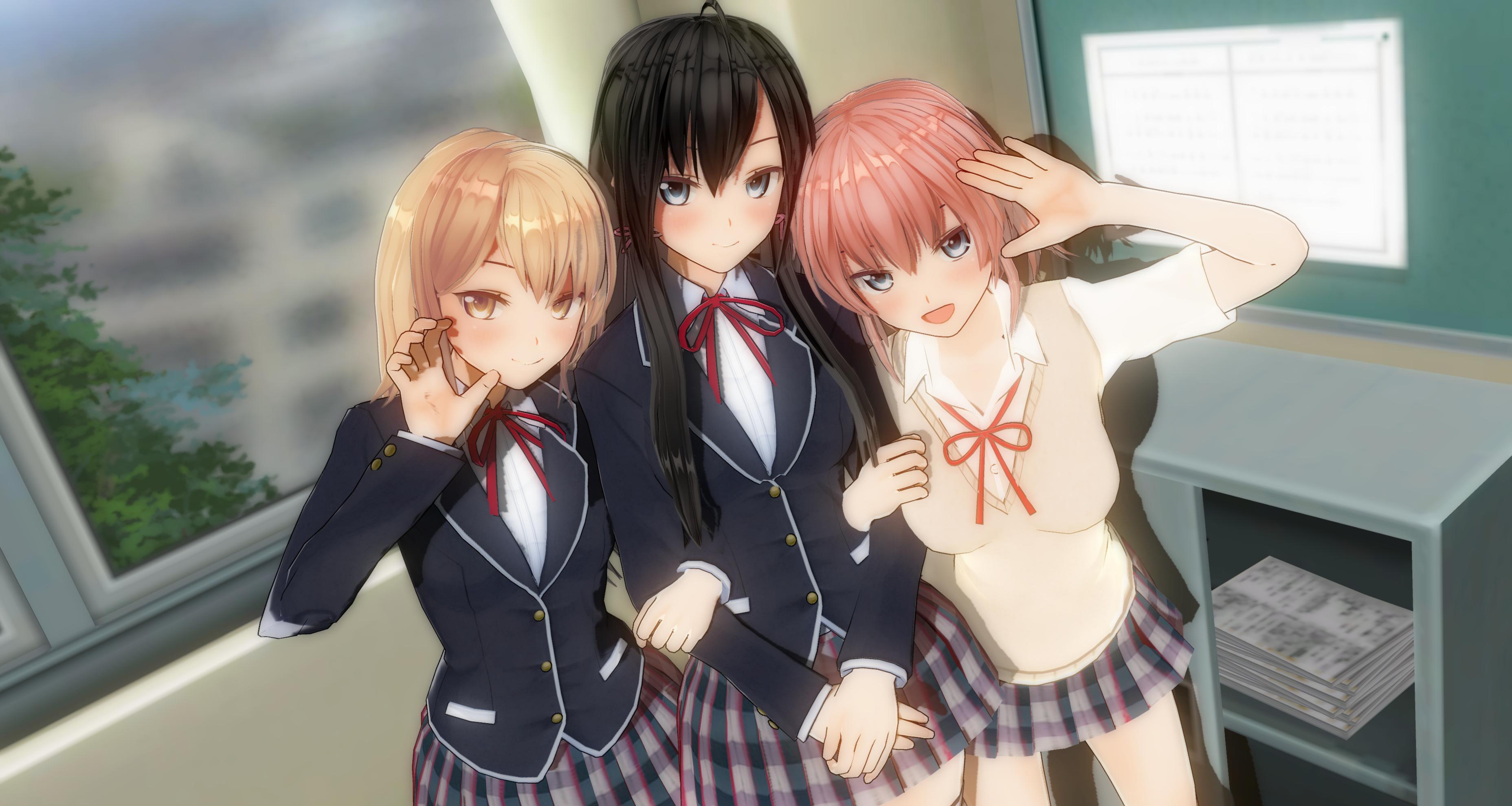 三人,3d定制女仆2