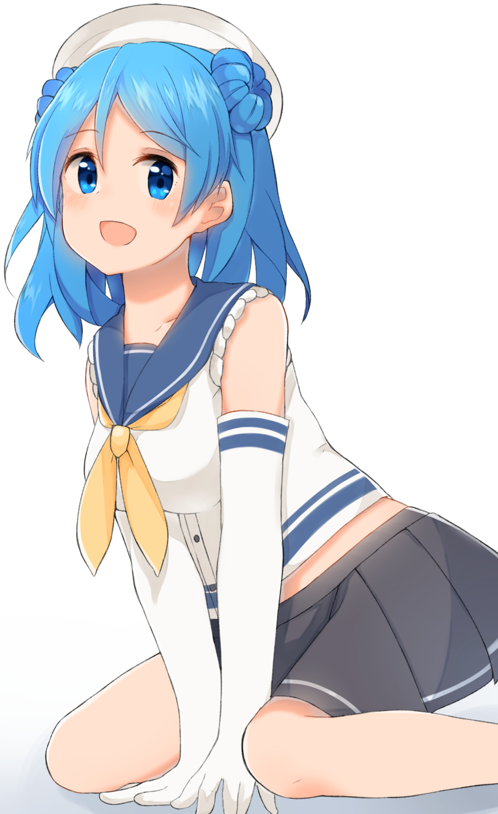 浦風 舰队收藏浦風 艦これ 乳風ぺたん座り舰队可 触站