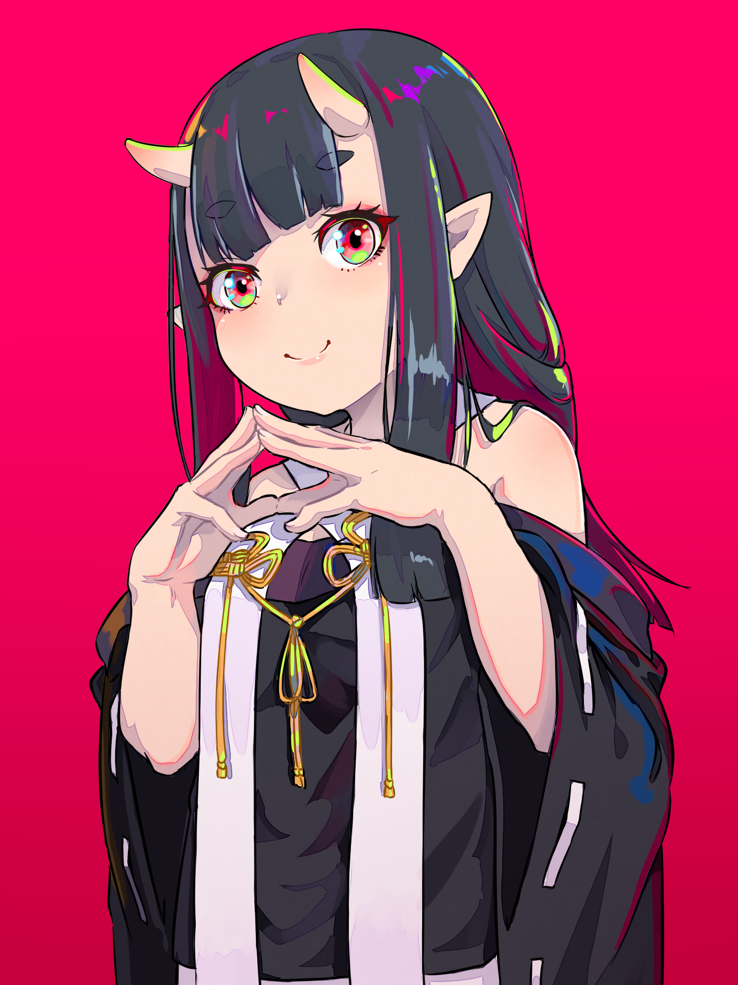 鬼無天音うちの子鬼鬼女儿ビビットカラー 触站