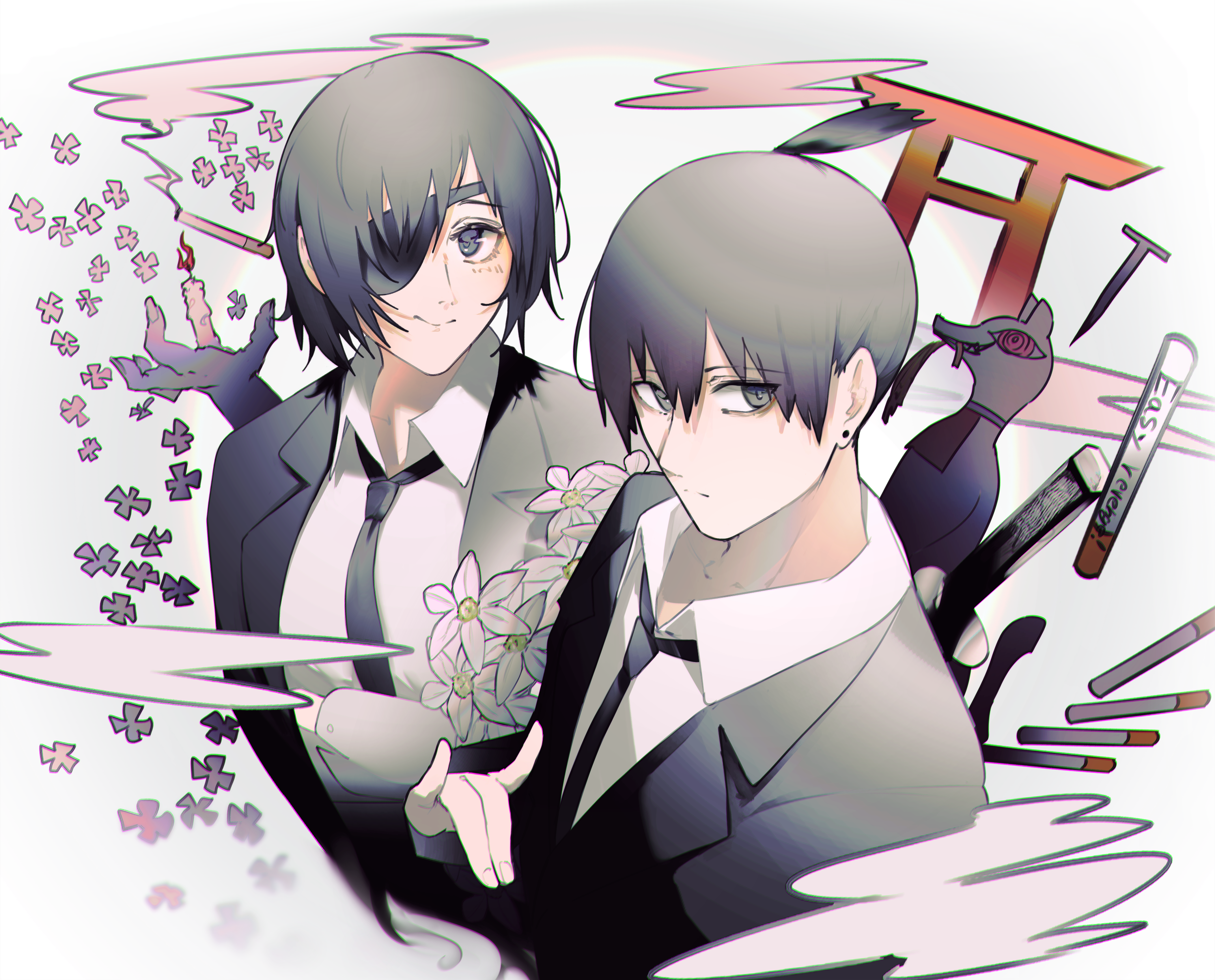 姫アキ链锯人姫アキ早川アキ姫野纱布眼罩 触站