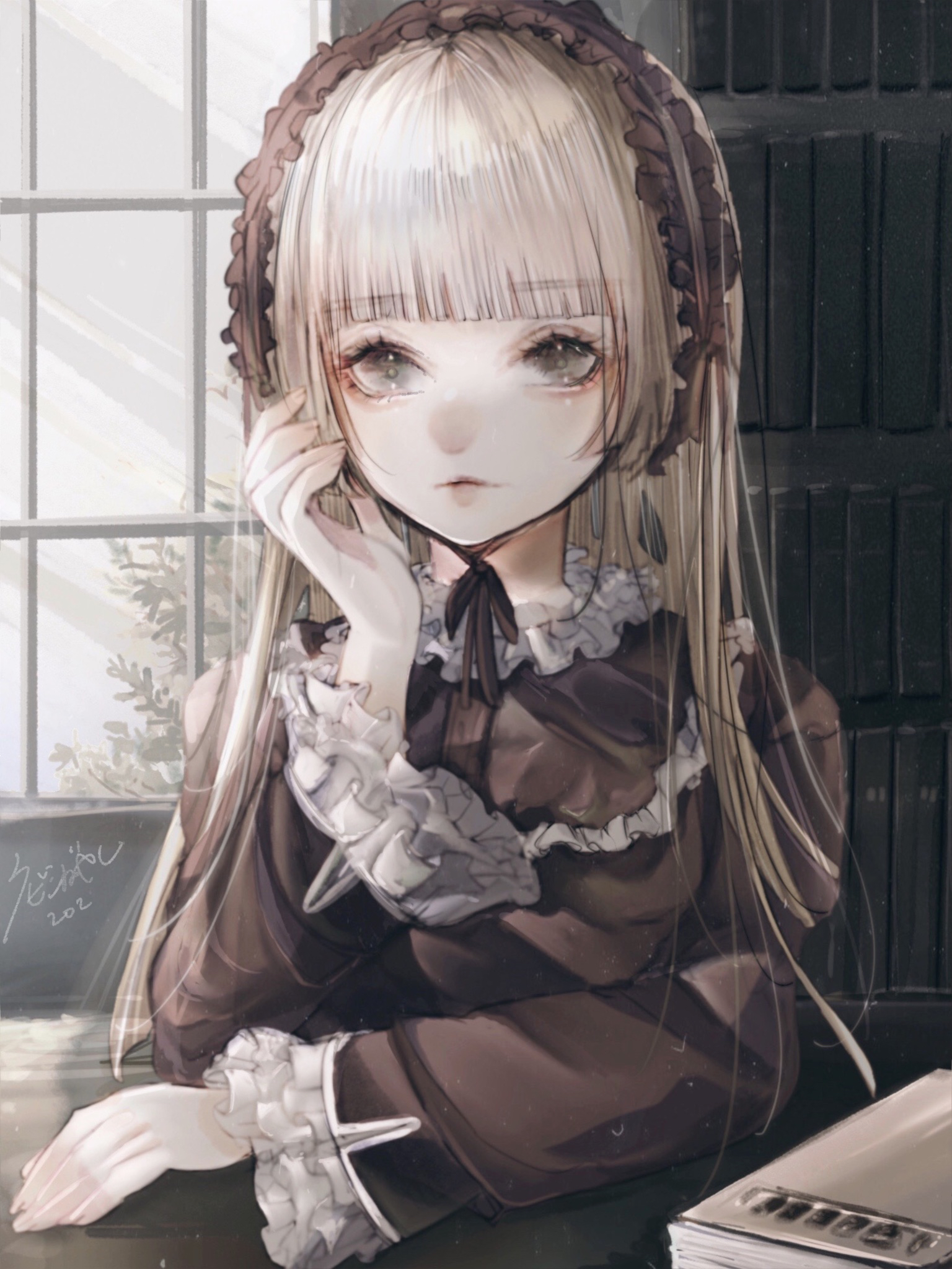 Gosick ヴィクトリカ背景弗里路金发女孩子美少女哥 触站