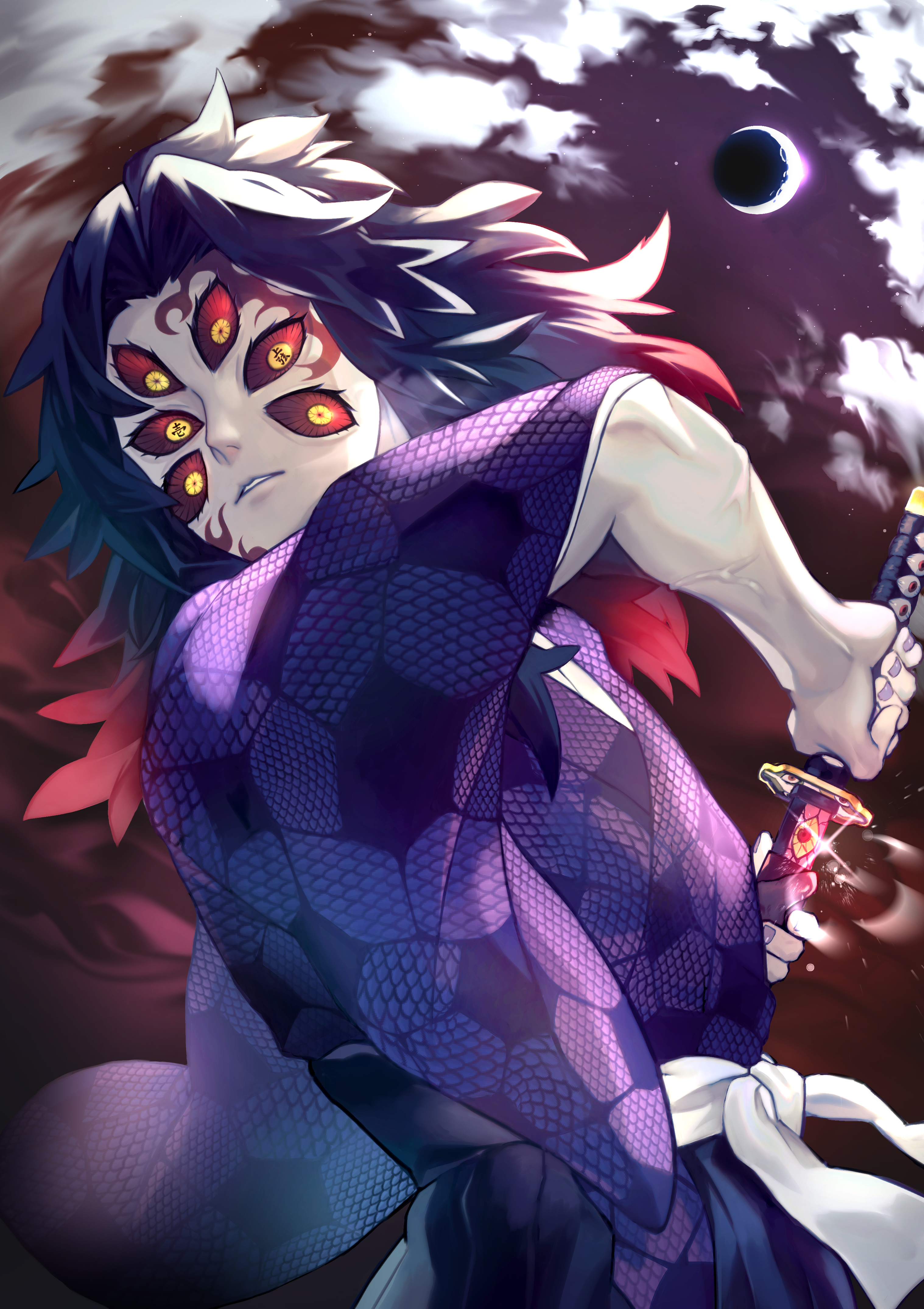 鬼灭的魔法图汇总4,鬼灭之刃猗窝座