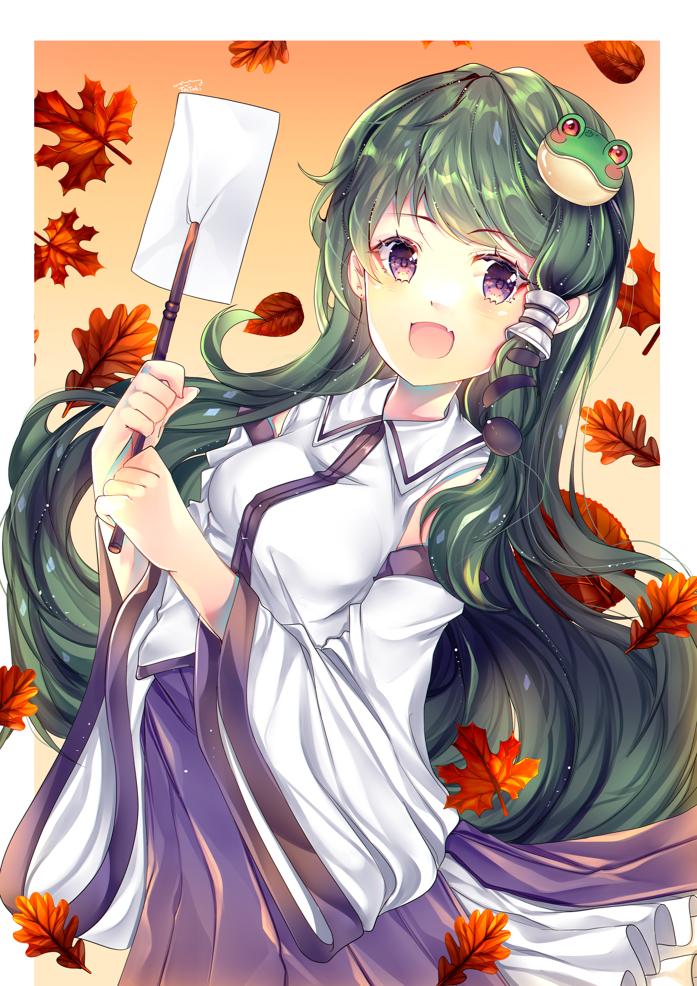 東風谷早苗touhou东风谷早苗东方project红叶女孩子 触站